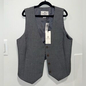 ARITZIA Babaton Charcoal Buttoned Vest NWT